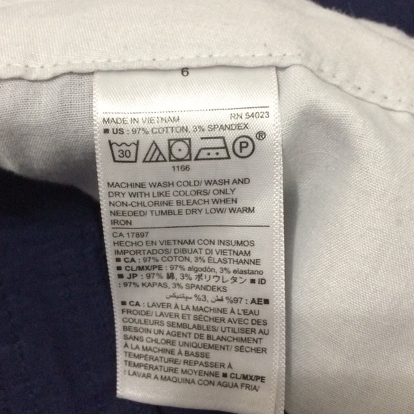 OLD NAVY Cotton Shorts | Navy Colour | Size 6 - Picture 6 of 12